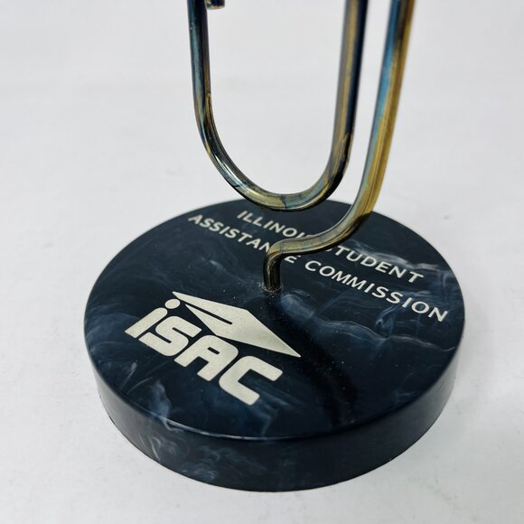 Giant Paperclip Letter Holder ISAC Desk Office Organizer - Picture 5 of 7